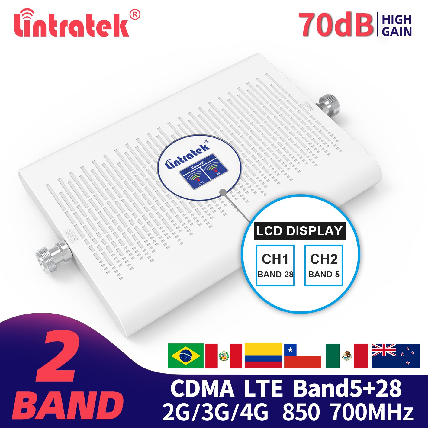 Lintratek 귯 , GSM CDMA B5 LTE B28 ..